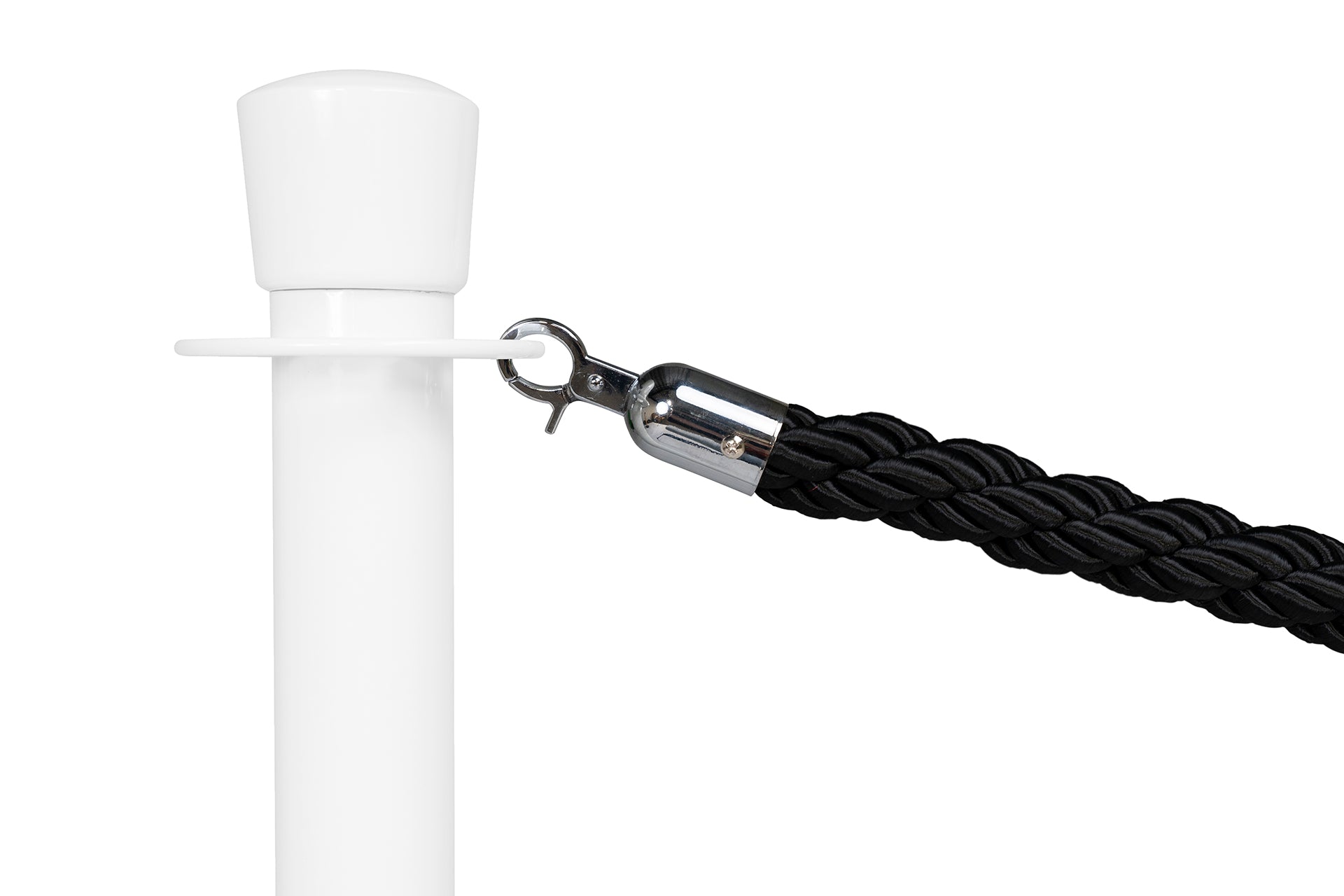 Afzetkoord Gedraaid | Chroom - Zwart | GJ Floors