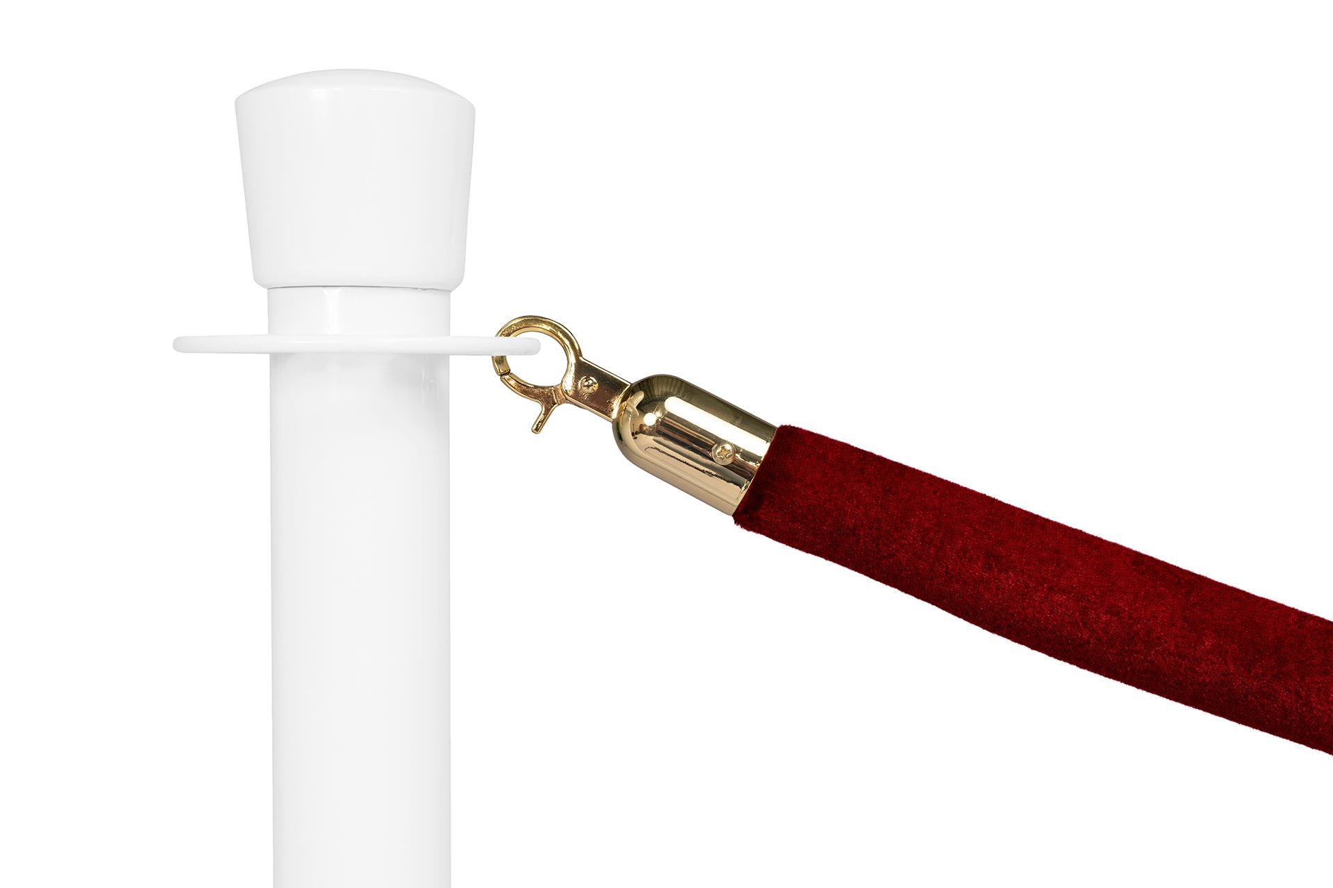 Afzetkoord Velours | Messing - Bordeaux | GJ Floors