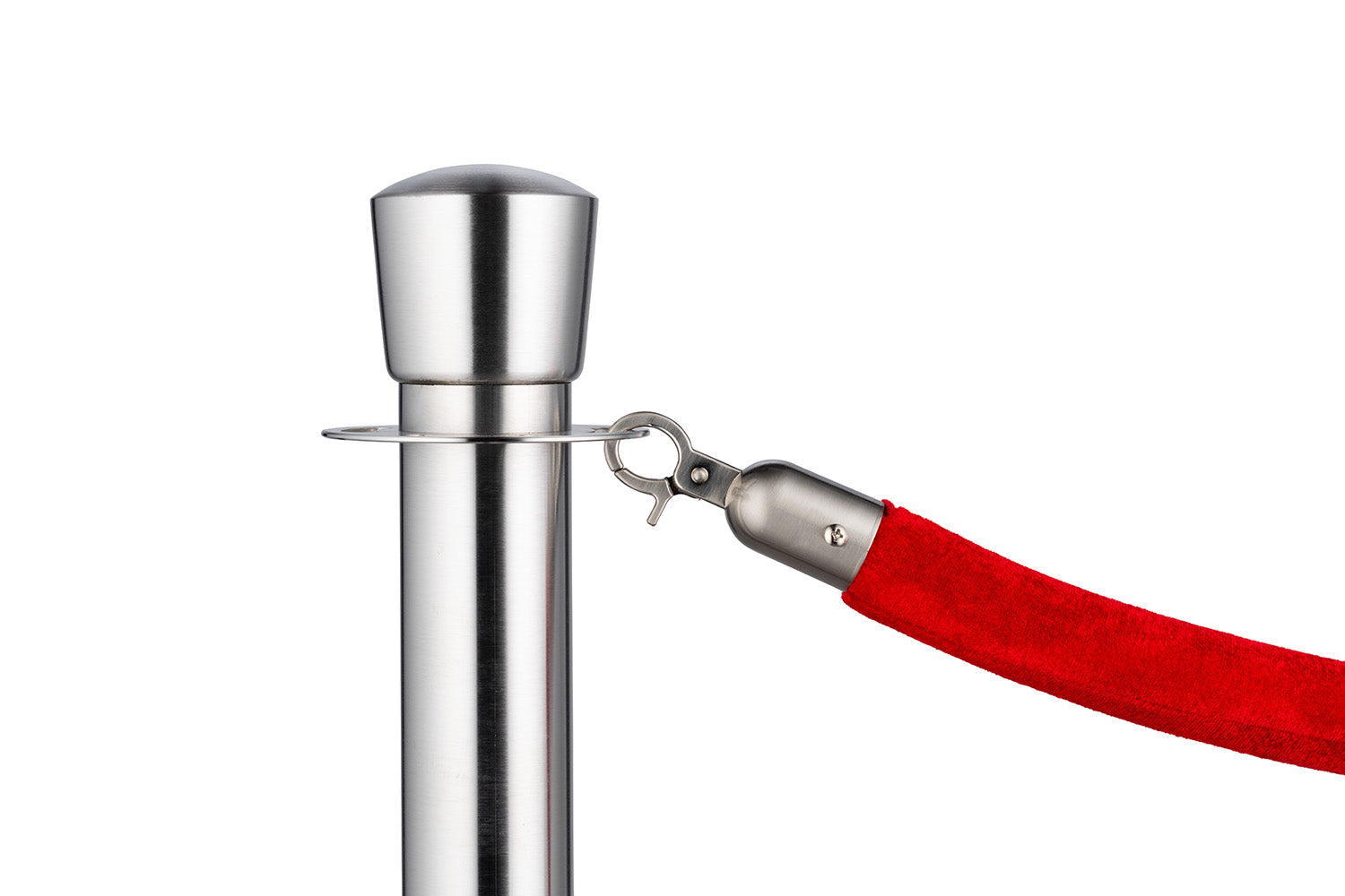 ForFlows Gala Afzetpaal | Ovale kop - Geborsteld Chroom