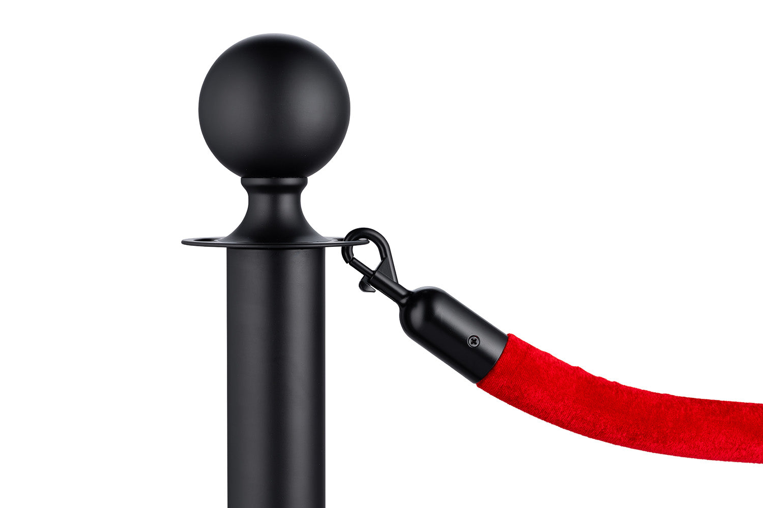 ForFlows Gala Afzetpaal | Ronde Bol - Zwart