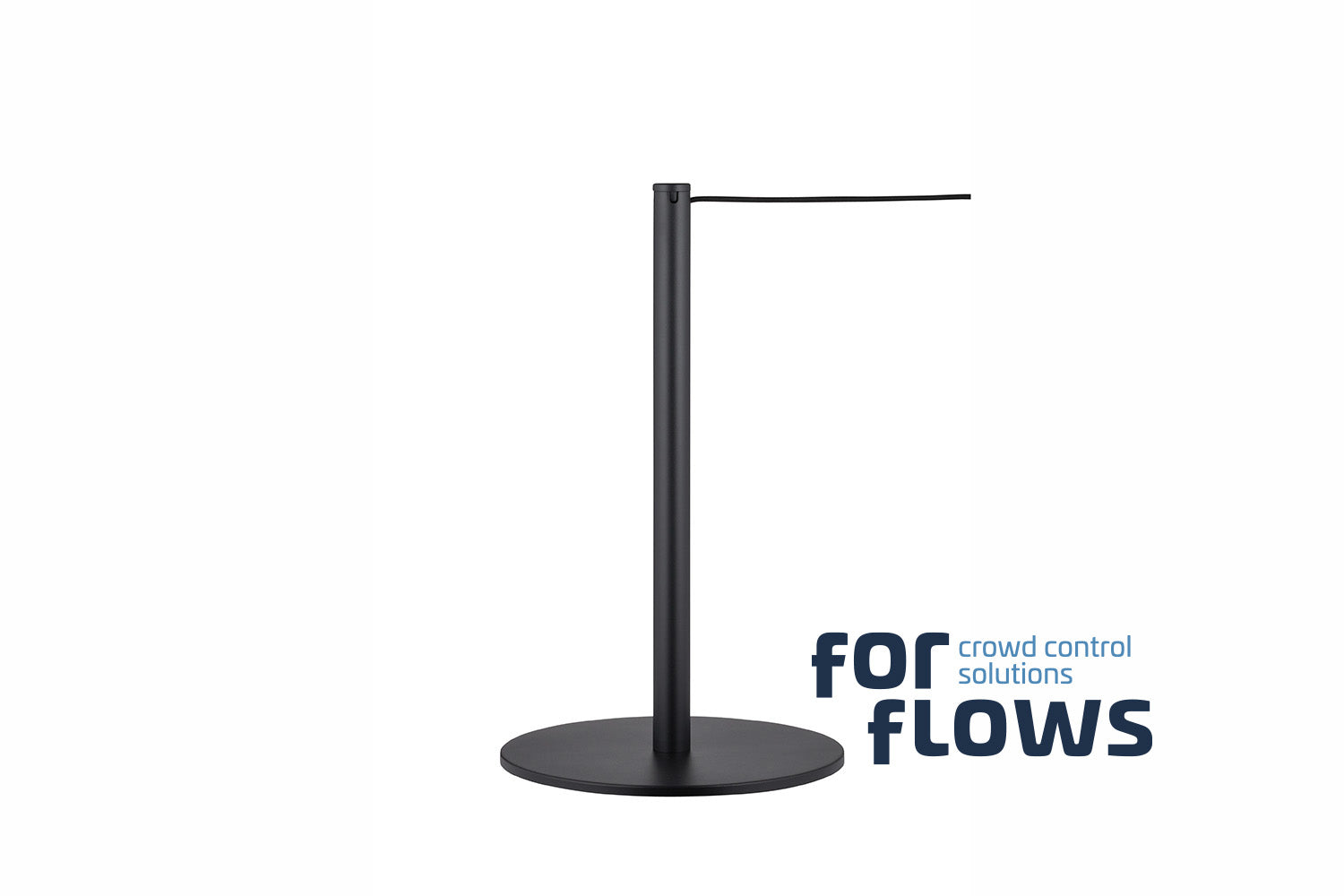 ForFlows Gallery Afzetpaal | Zwart - 60 cm Hoog