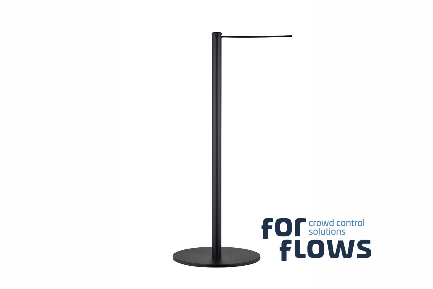ForFlows Gallery Afzetpaal | Zwart - 90 cm Hoog