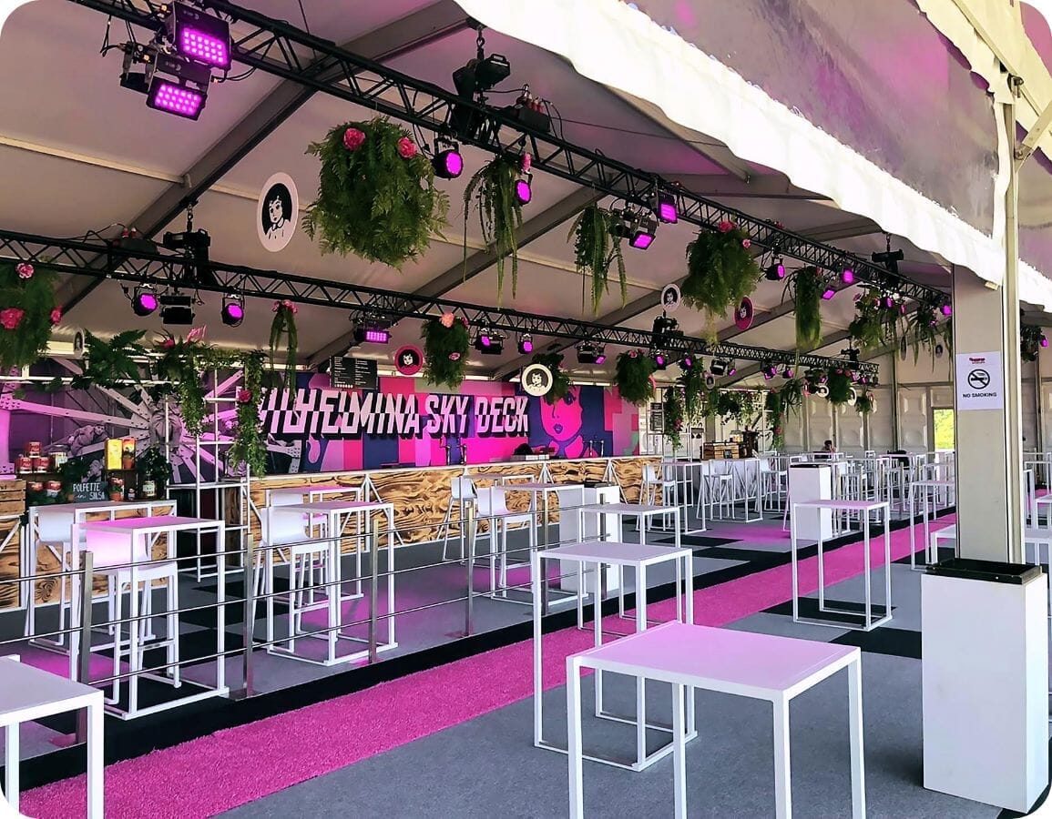 Pronkende producten op een uitverkocht Pinkpop Festival