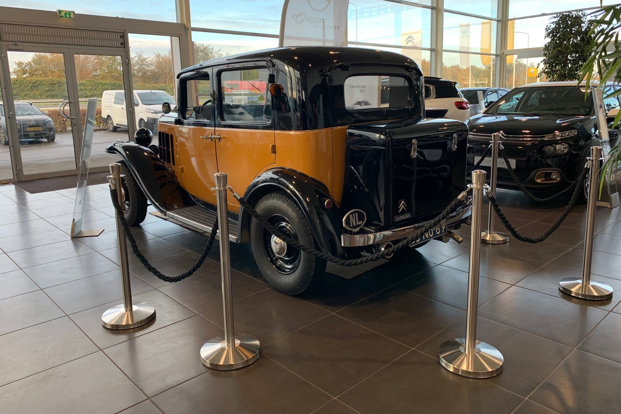 Afzetpaal voor koord | Ovale Kop - Chroom