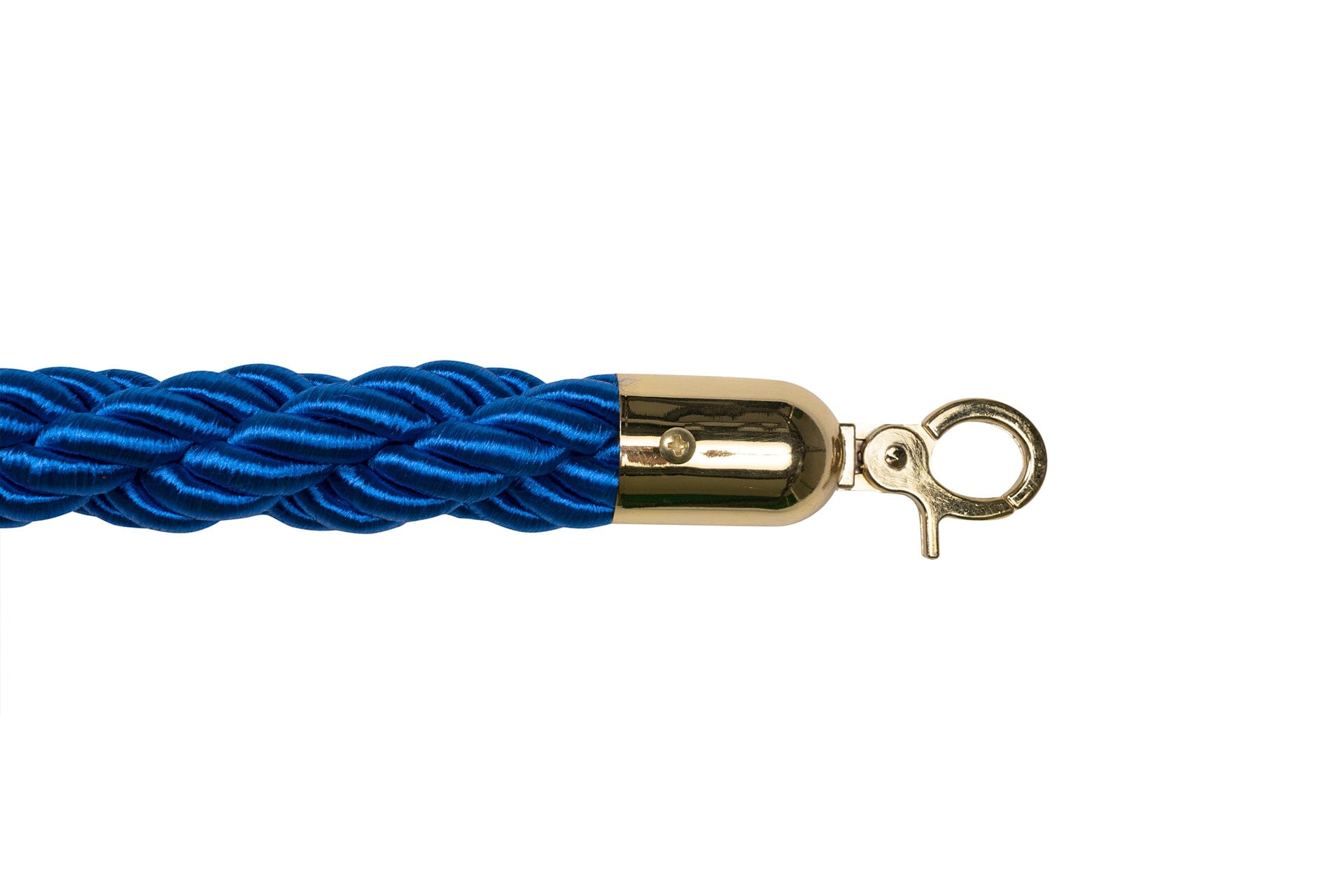 Afzetkoord Gedraaid | Messing - Blauw | GJ Floors