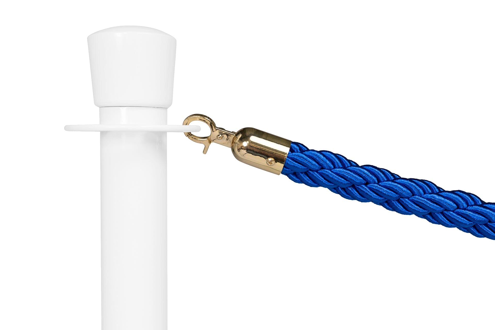 Afzetkoord Gedraaid | Messing - Blauw | GJ Floors