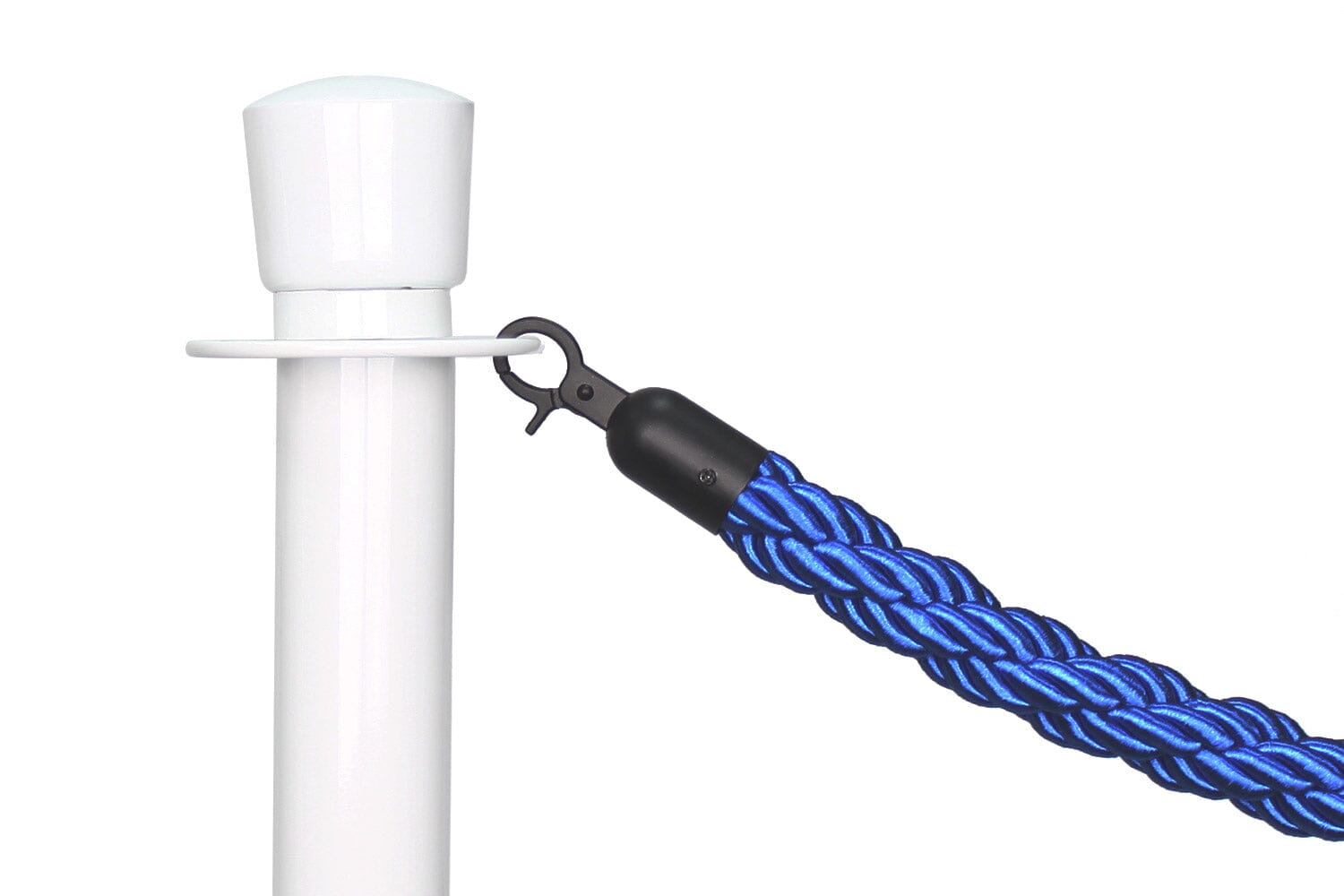 Afzetkoord Gedraaid | Zwart - Blauw | GJ Floors