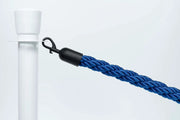 Afzetkoord Gedraaid | Blauw - Zwarte sluiting van Rodelopers