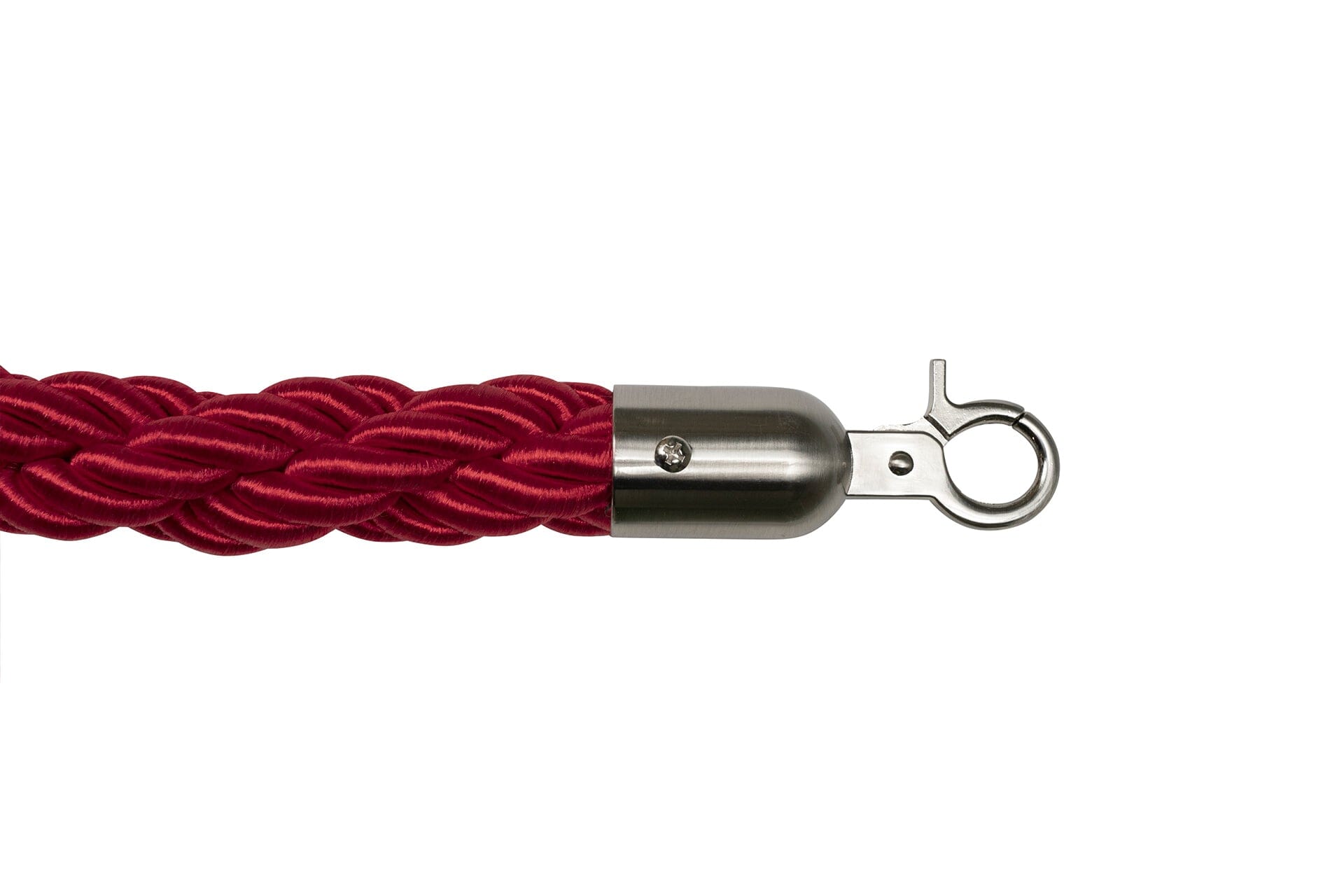 Afzetkoord Gedraaid | Geborsteld Chroom - Bordeaux | GJ Floors