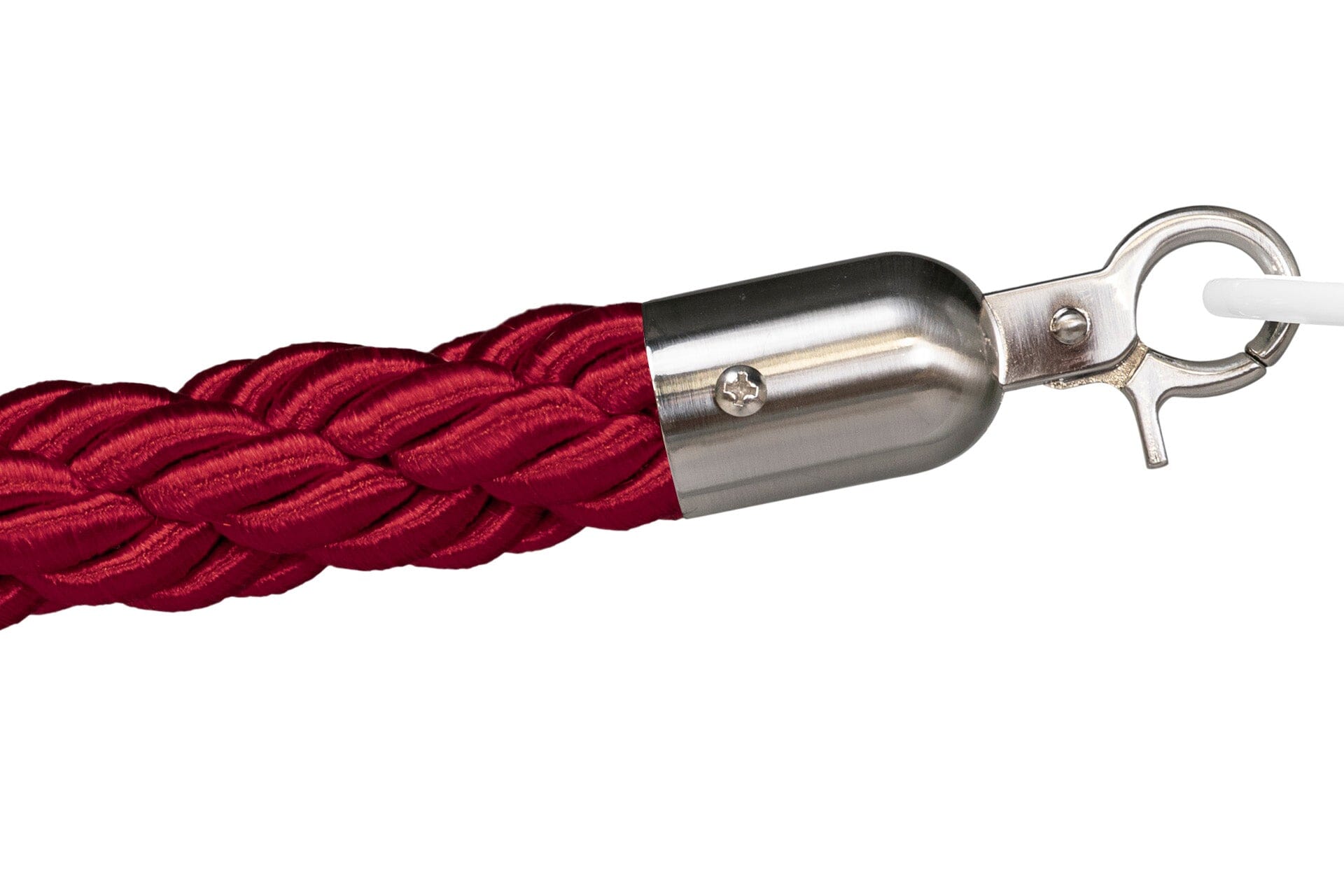 Afzetkoord Gedraaid | Geborsteld Chroom - Bordeaux | GJ Floors