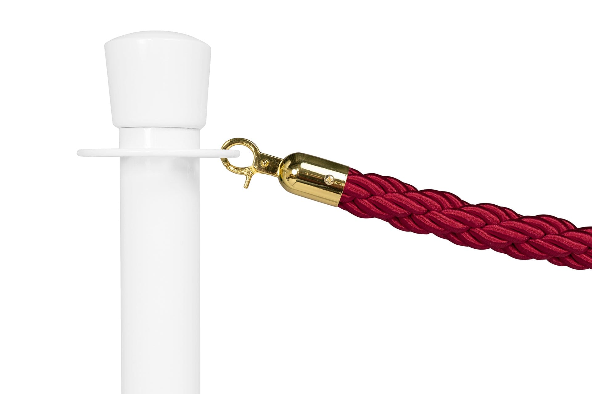 Afzetkoord Gedraaid | Messing - Bordeaux | GJ Floors