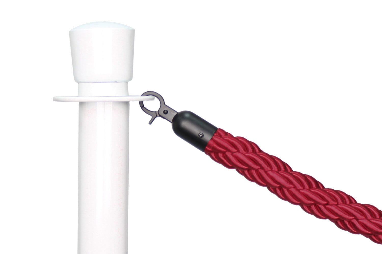 Afzetkoord Gedraaid | Zwart - Bordeaux | GJ Floors