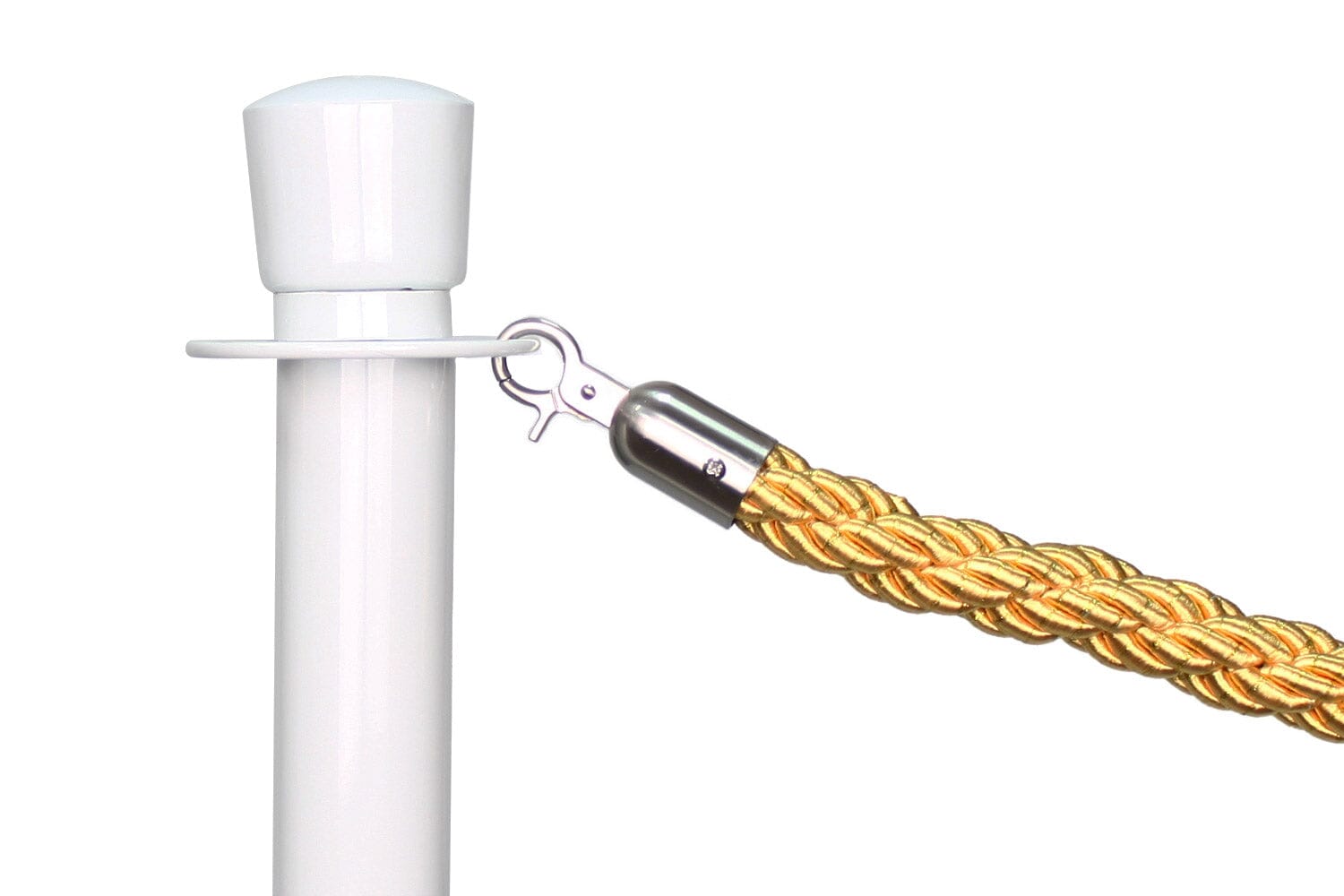 Afzetkoord Gedraaid | Geborsteld Chroom - Goud | GJ Floors