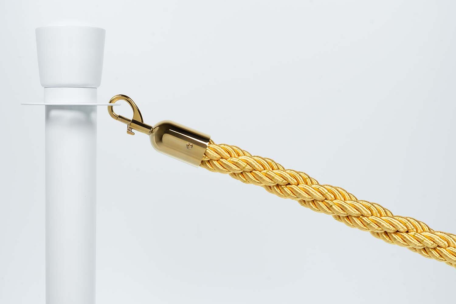 Afzetkoord Gedraaid | Goud - Messing sluiting Afzetpalen | accessoires Rodelopers 