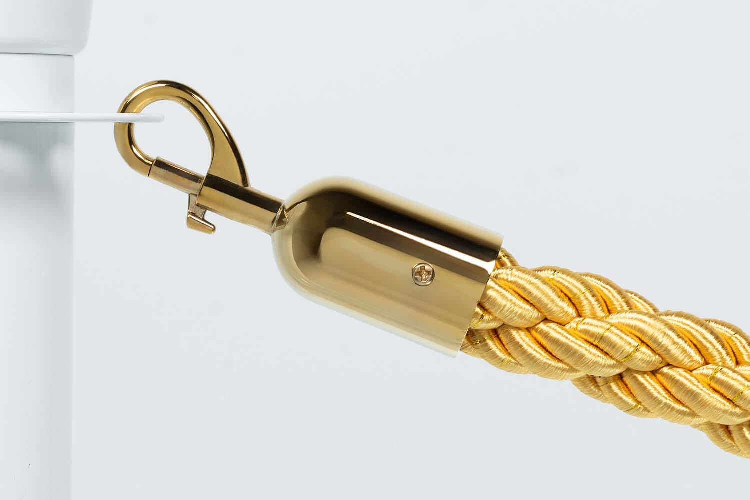 Afzetkoord Gedraaid | Goud - Messing sluiting Afzetpalen | accessoires Rodelopers 