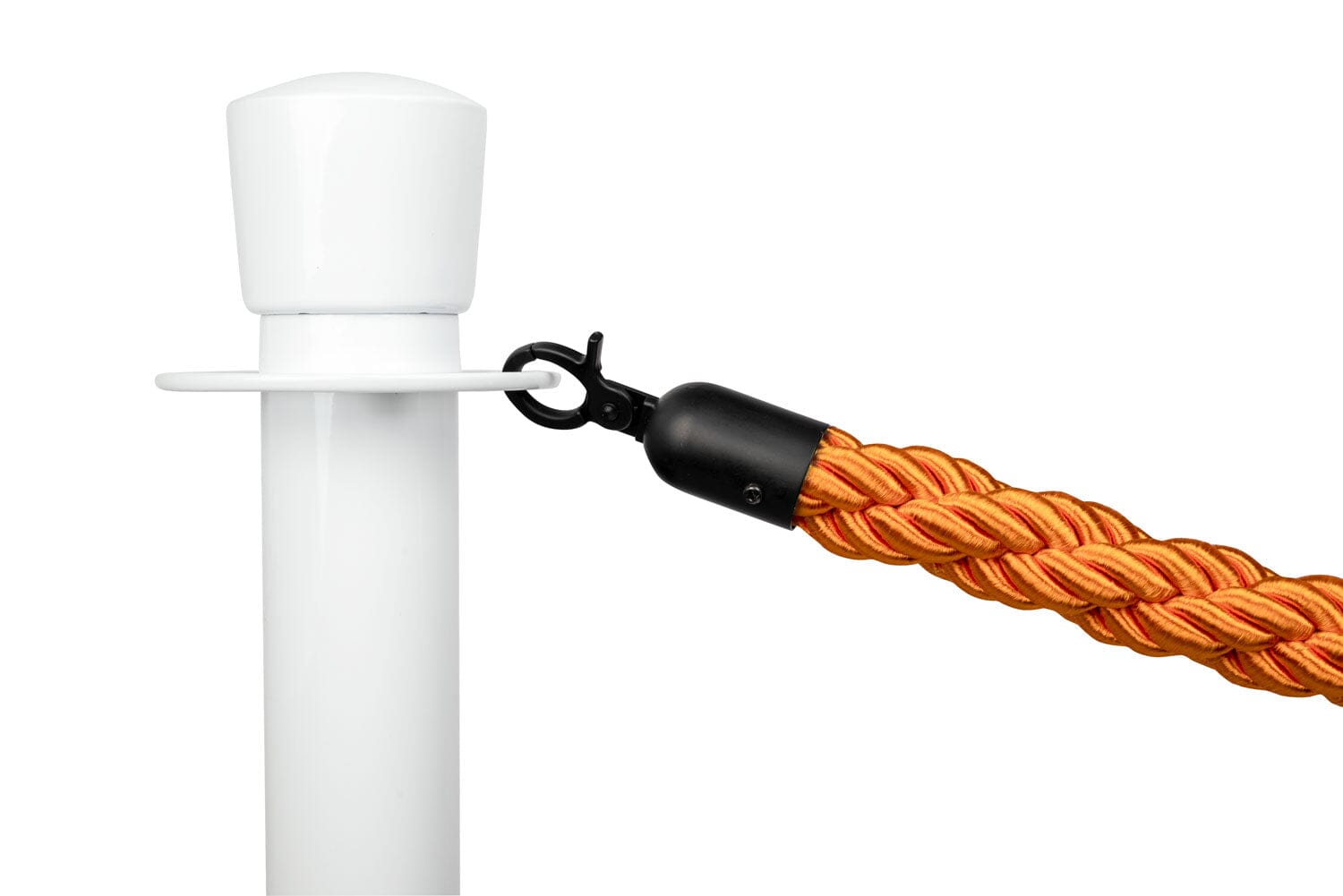 Afzetkoord Gedraaid | Zwart - Oranje | GJ Floors