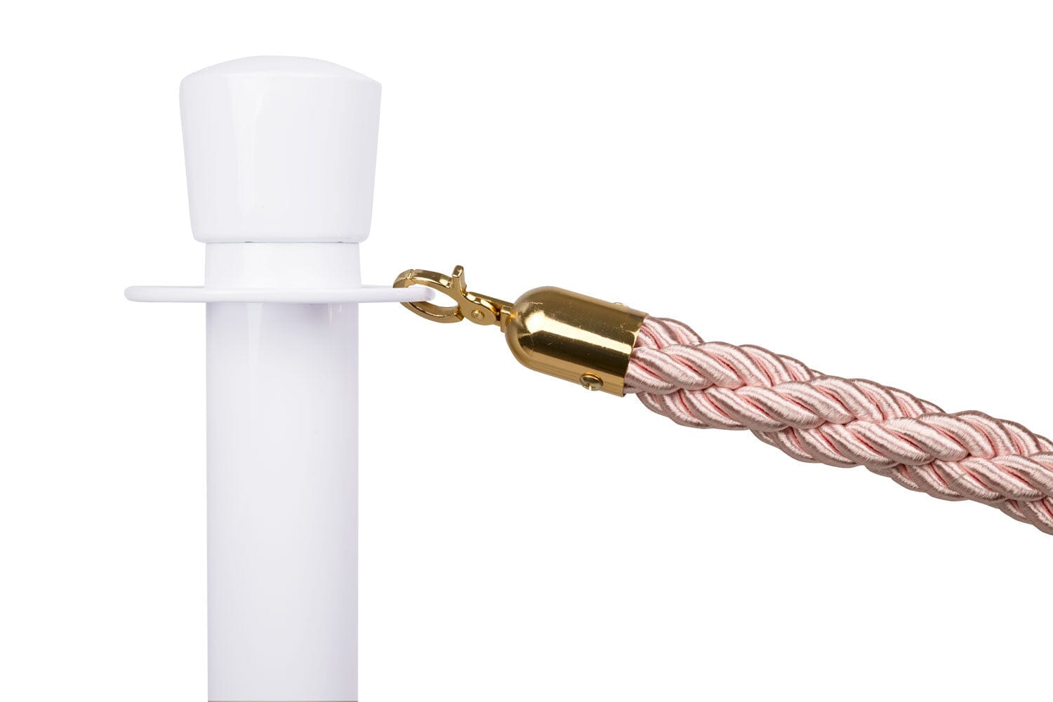 Afzetkoord Gedraaid | Messing - Roze | GJ Floors