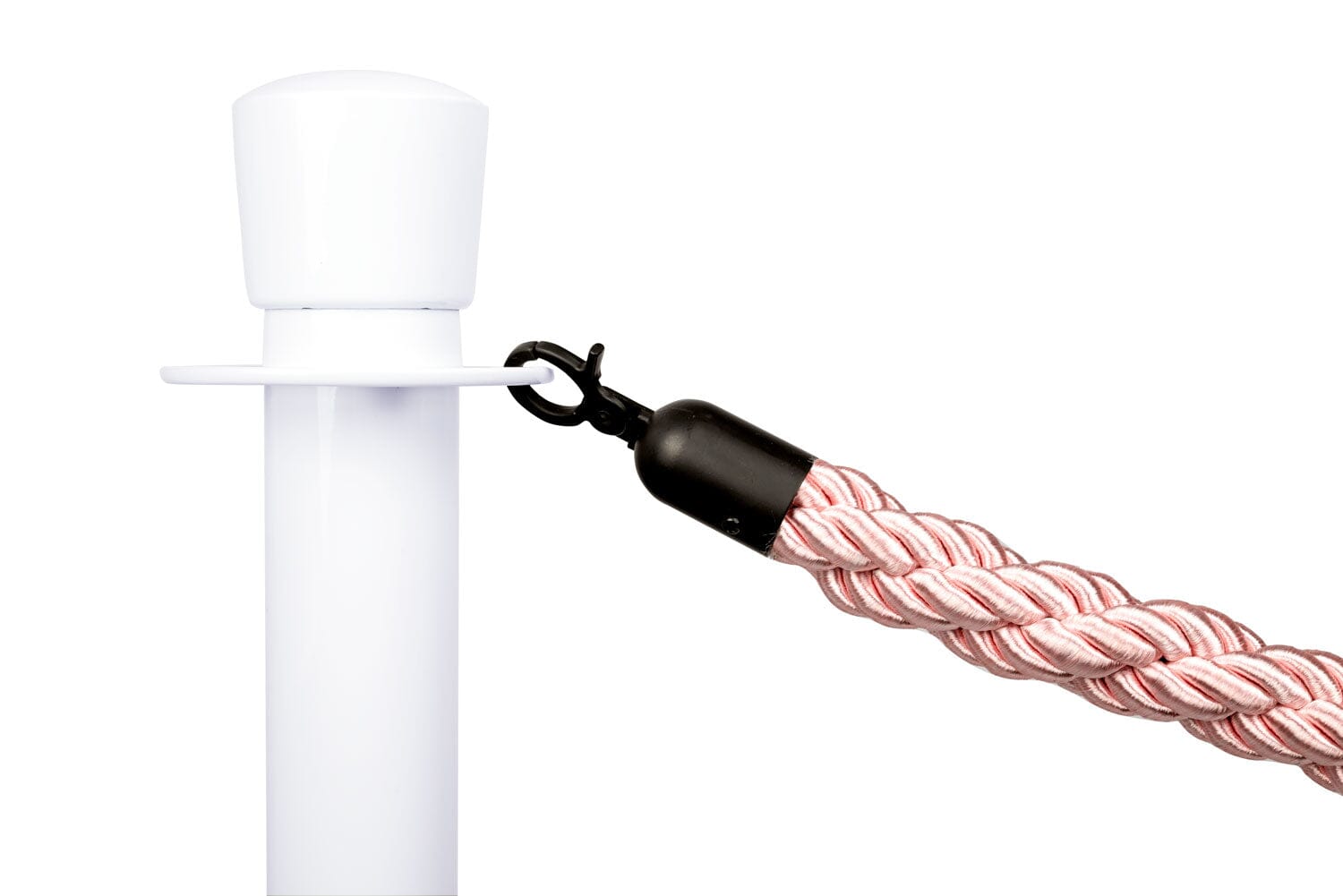 Afzetkoord Gedraaid | Zwart - Roze | GJ Floors