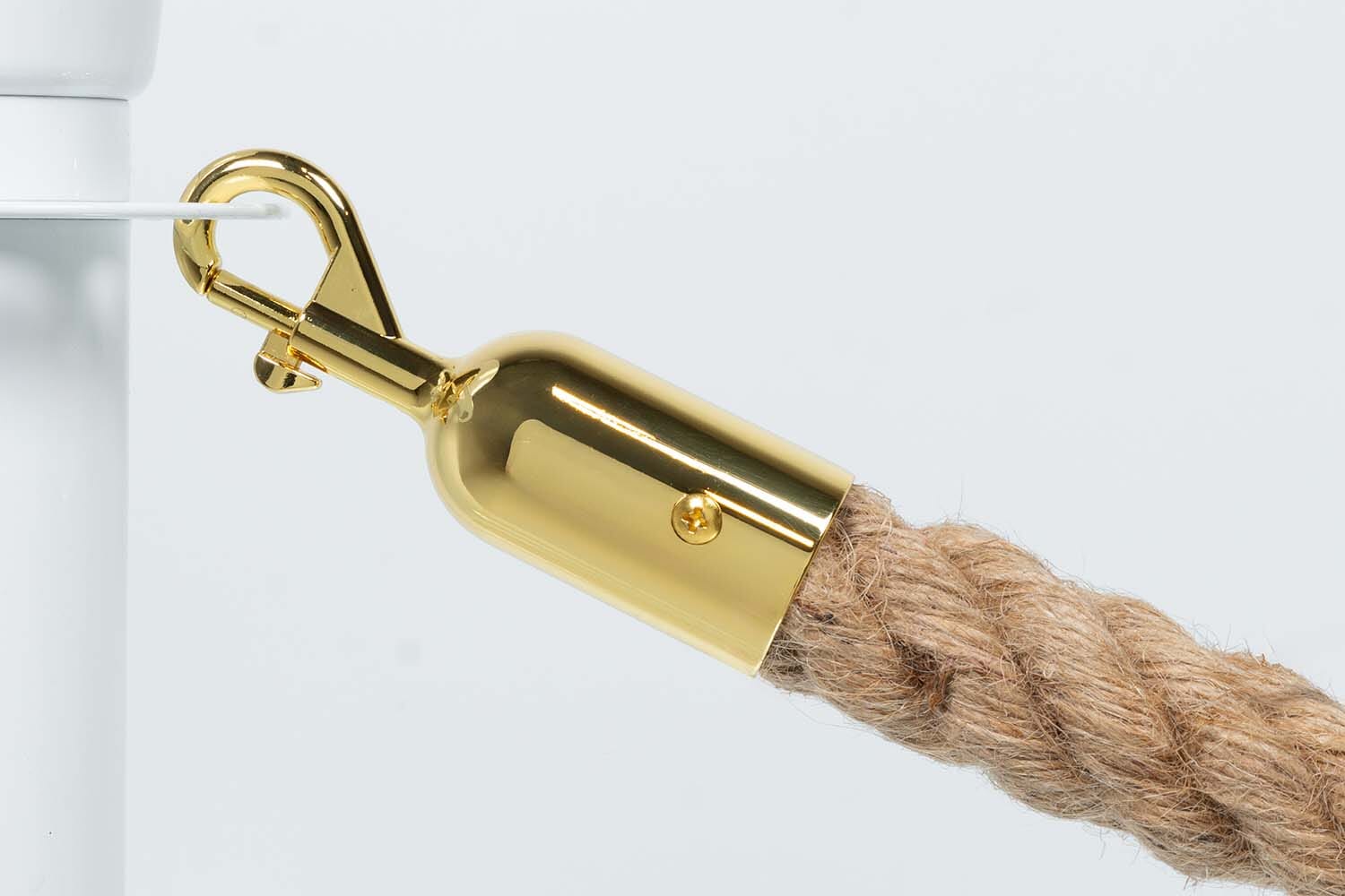 Afzetkoord Gedraaid | Scheepstouw - Messing sluiting Afzetpalen | accessoires Rodelopers 