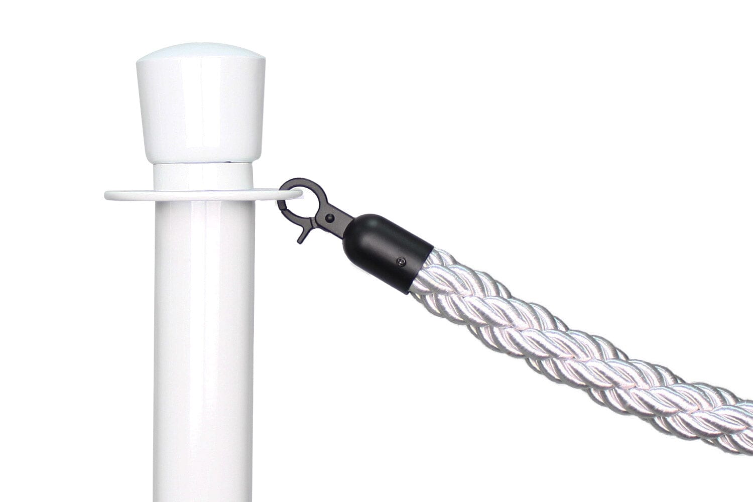 Afzetkoord Gedraaid | Zwart - Wit | GJ Floors