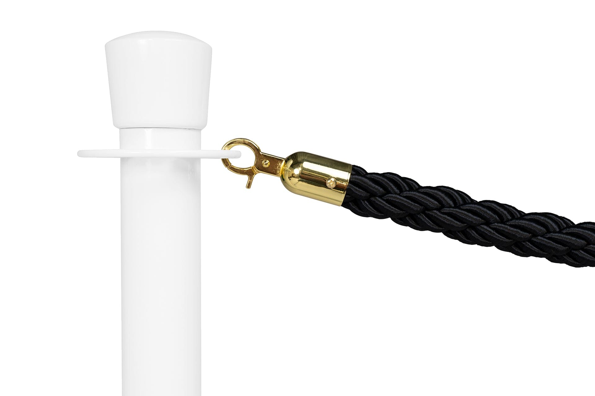 Afzetkoord Gedraaid | Messing - Zwart | GJ Floors