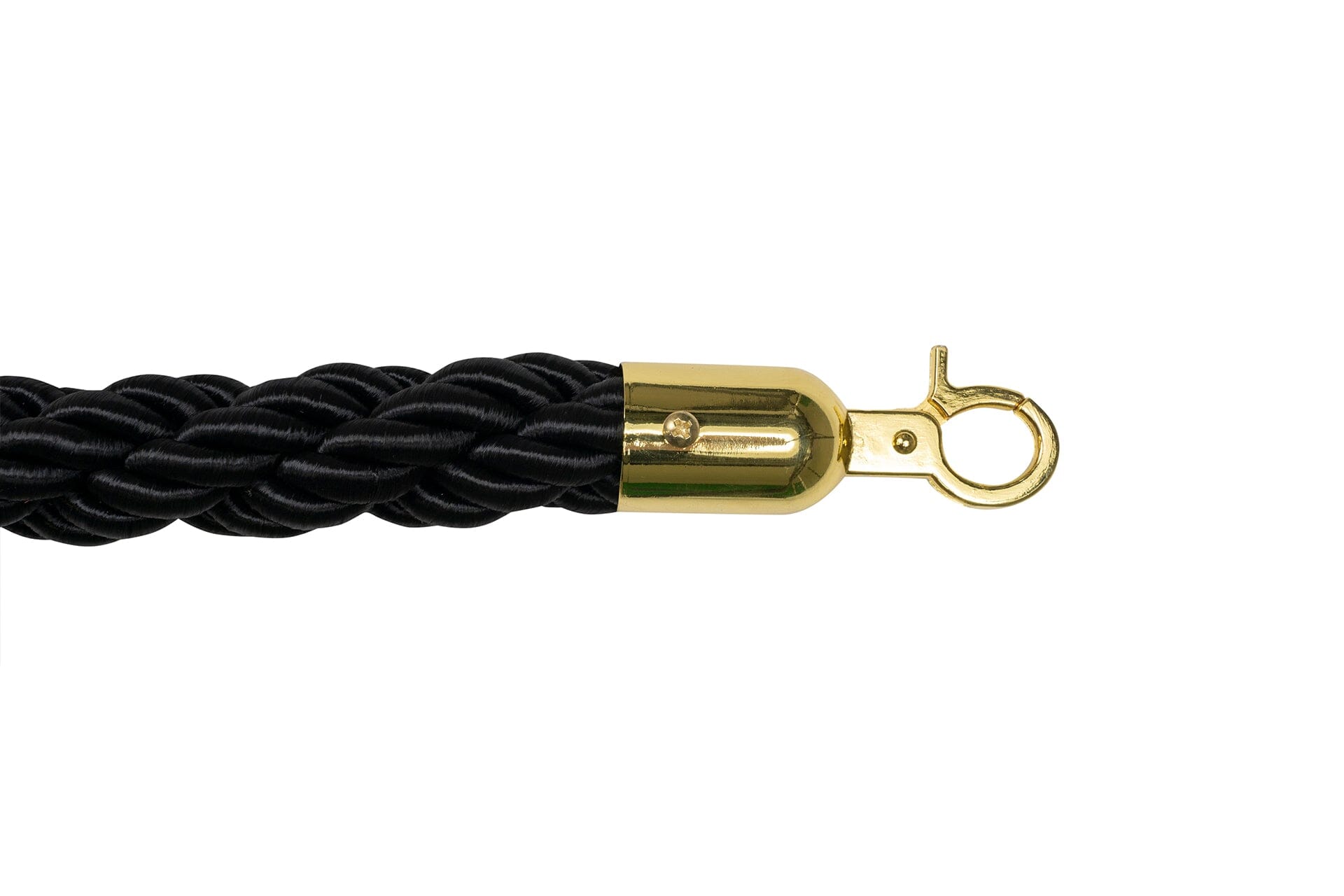 Afzetkoord Gedraaid | Messing - Zwart | GJ Floors