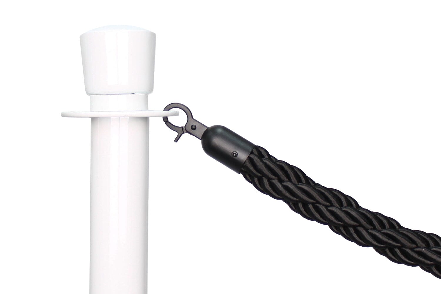 Afzetkoord Gedraaid | Zwart - Zwart | GJ Floors