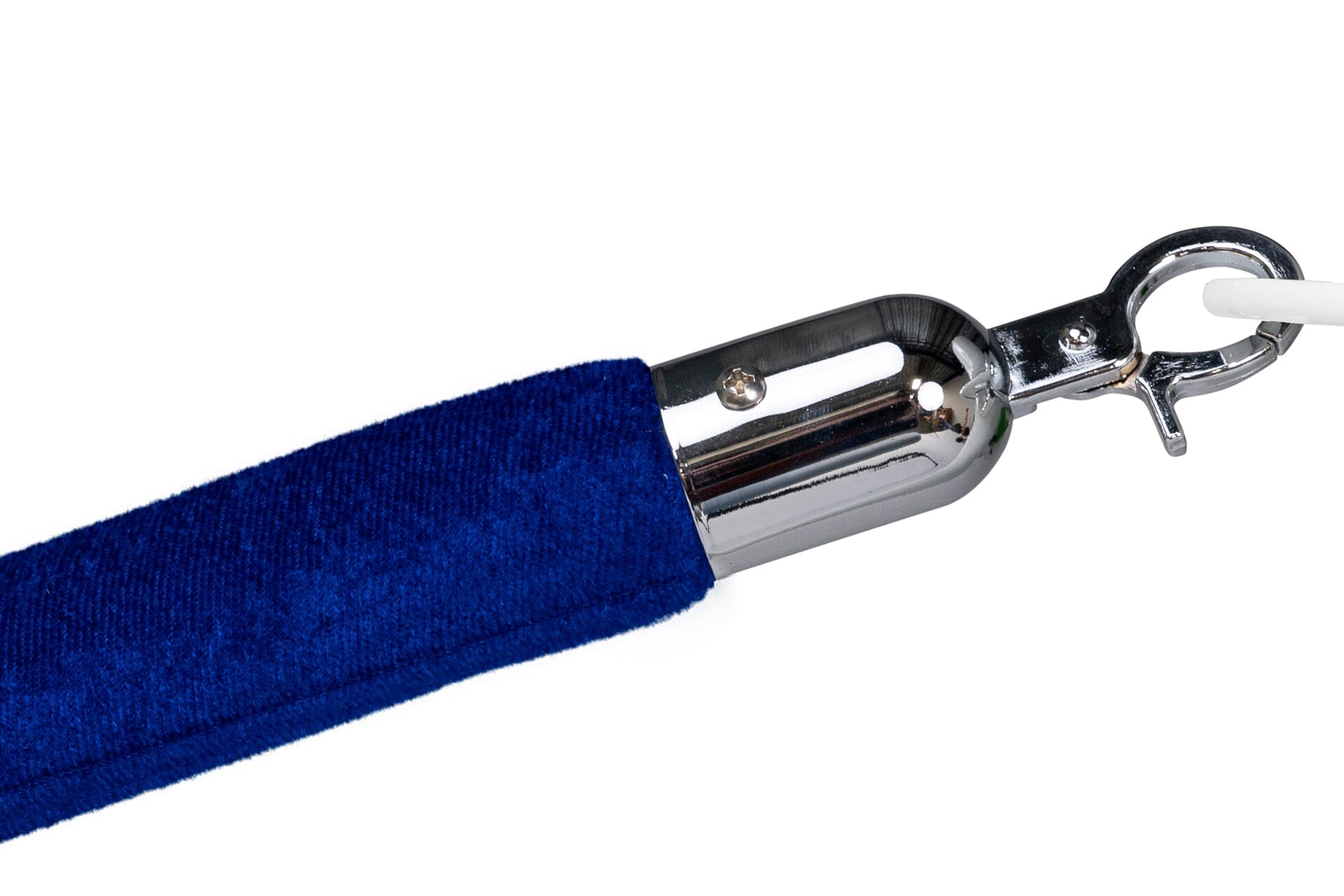 Afzetkoord Velours | Chroom - Blauw | GJ Floors