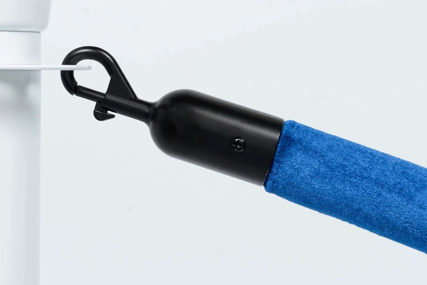 Afzetkoord Velours | Blauw - Zwart van Rodelopers