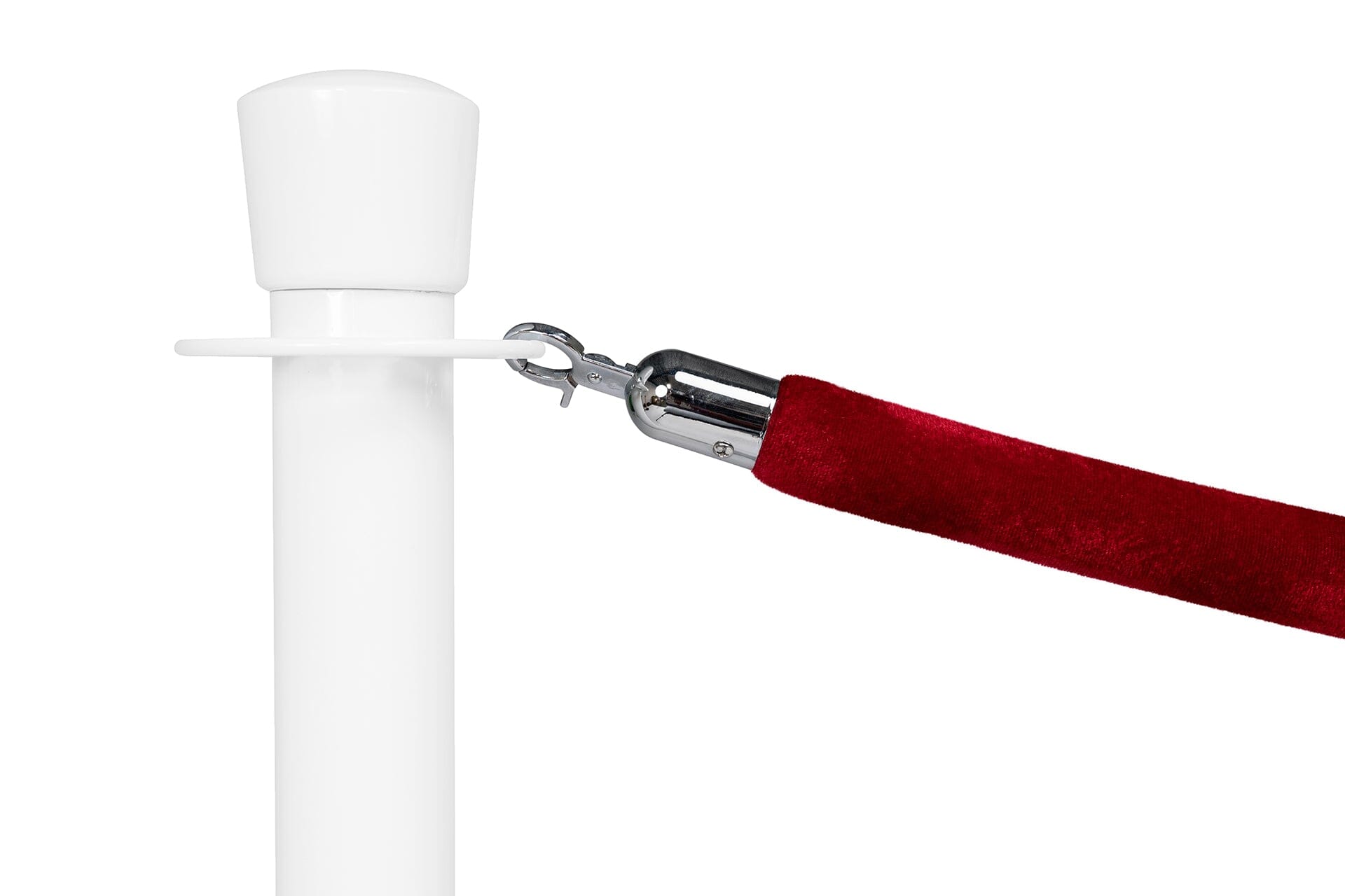 Afzetkoord Velours | Chroom - Bordeaux | GJ Floors