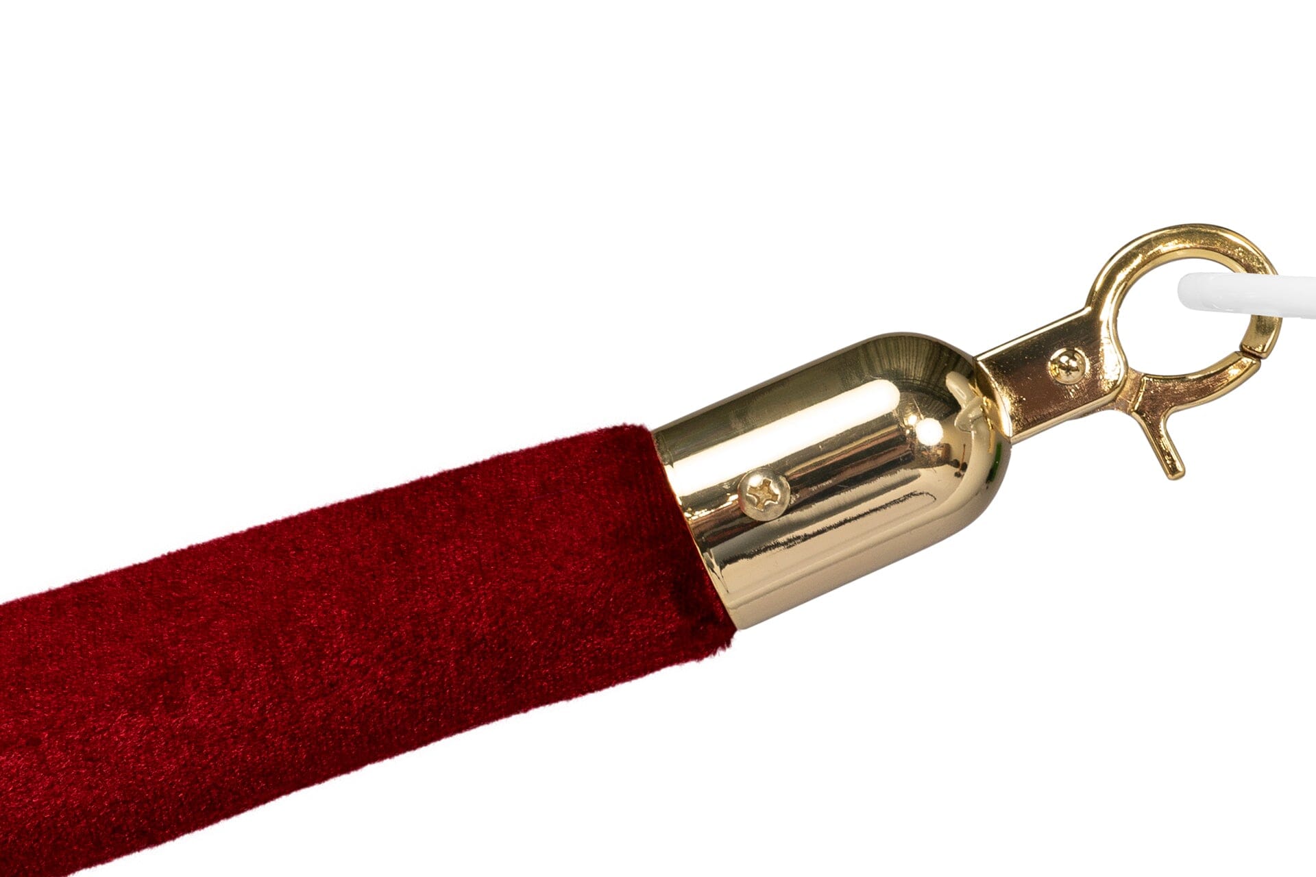 Afzetkoord Velours | Messing - Bordeaux | GJ Floors