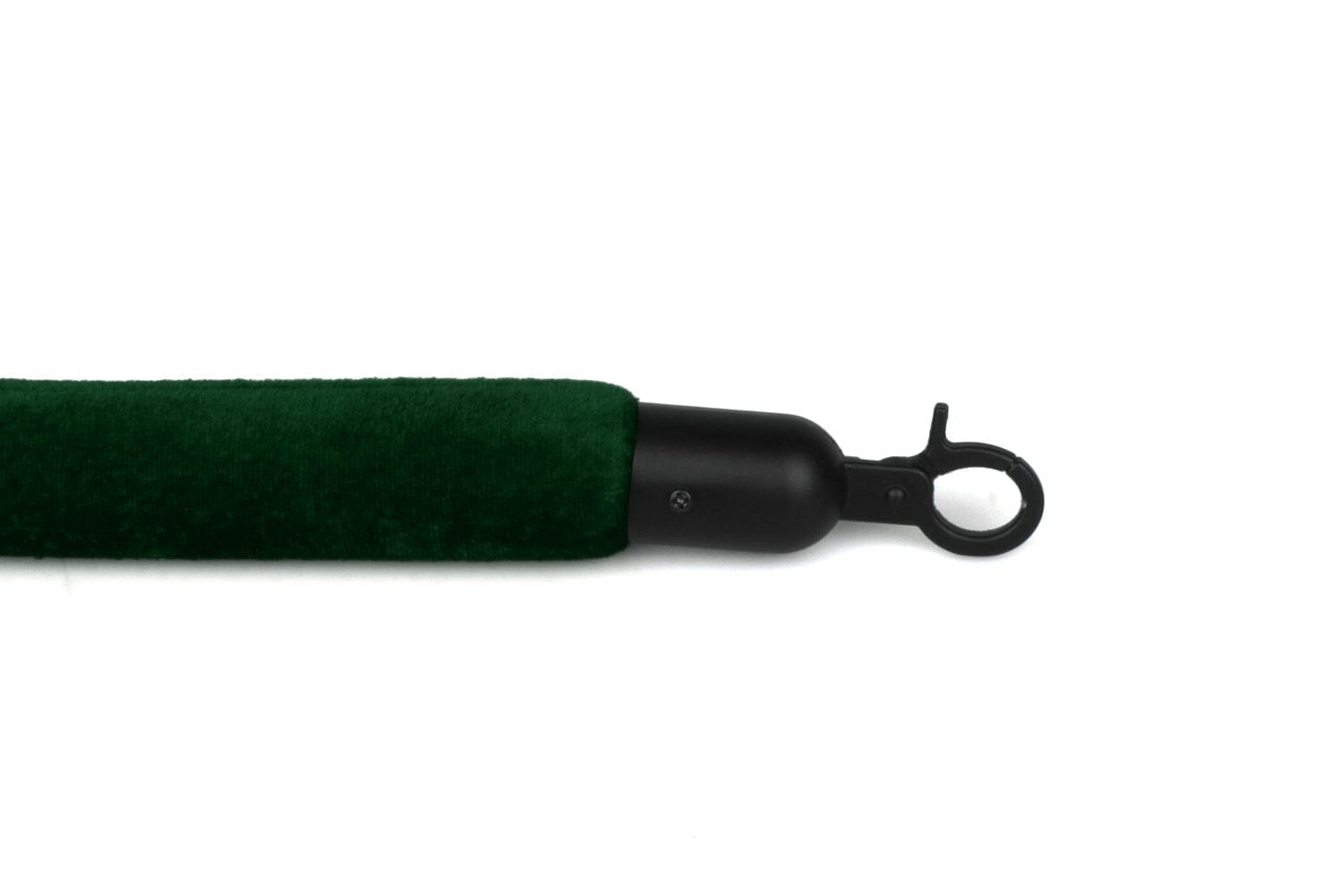 Afzetkoord Velours | Dennengroen - Zwart Afzetpalen | accessoires Rodelopers 