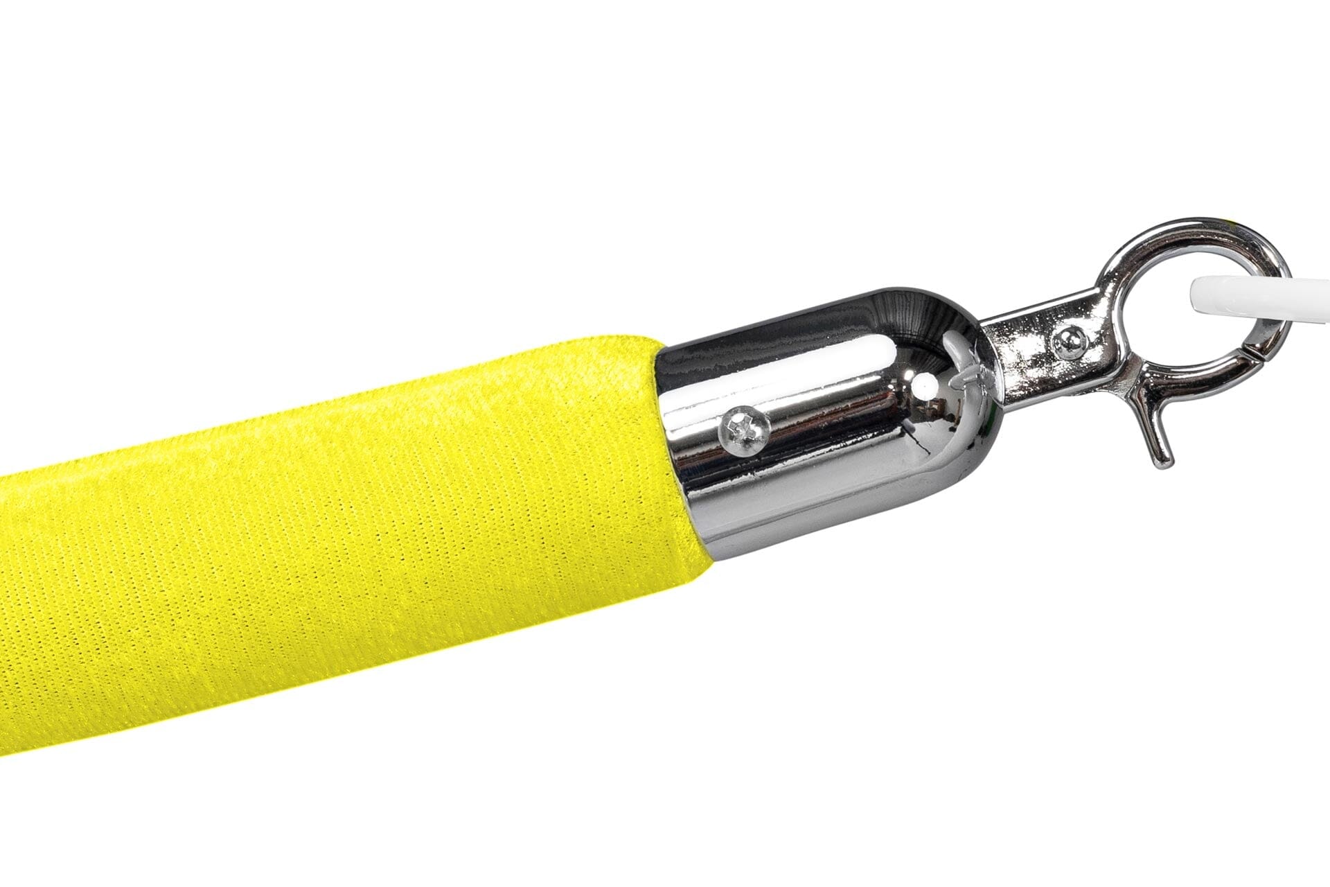 Afzetkoord Velours | Chroom - Geel | GJ Floors