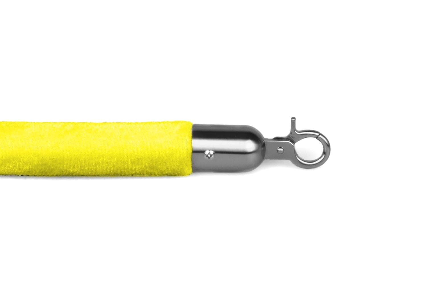 Afzetkoord Velours | Geborsteld Chroom - Geel | GJ Floors