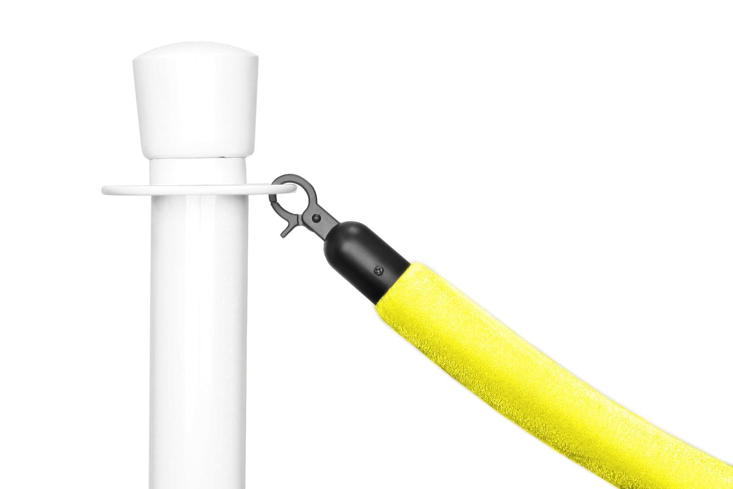 Afzetkoord Velours | Zwart - Geel | GJ Floors