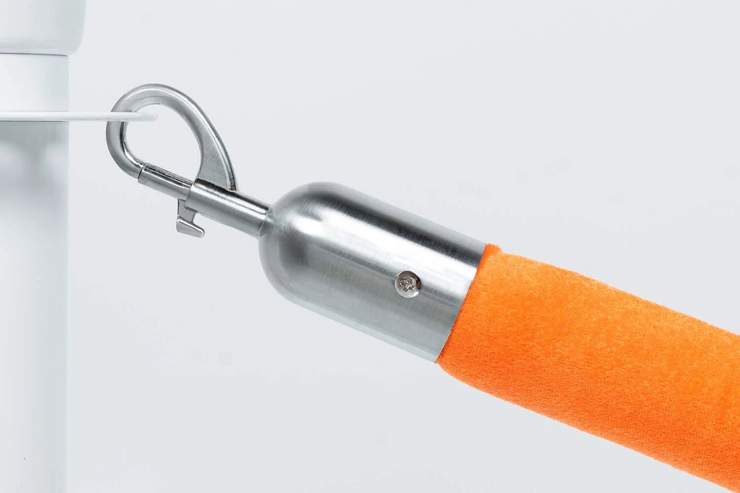 Afzetkoord Velours | Oranje - Geborsteld Chroom van Rodelopers