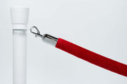 Afzetkoord Velours | Rood - Chroom van Rodelopers