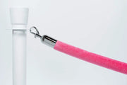 Afzetkoord Velours | Roze - Chroom van Rodelopers