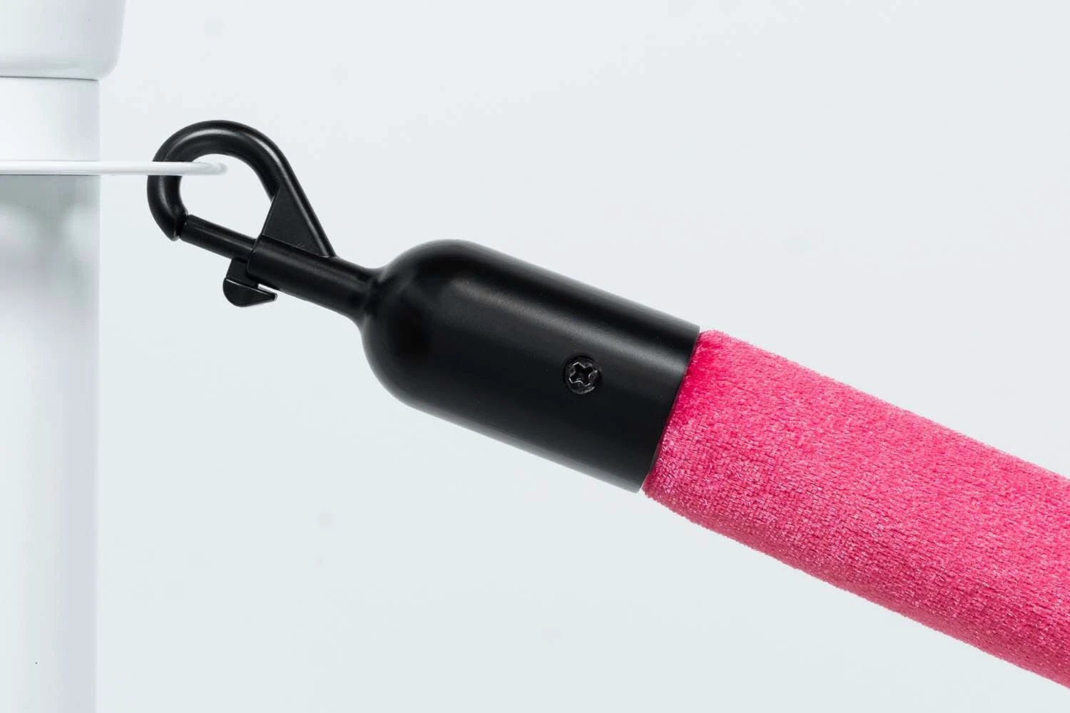 Afzetkoord Velours | Roze - Zwart van Rodelopers