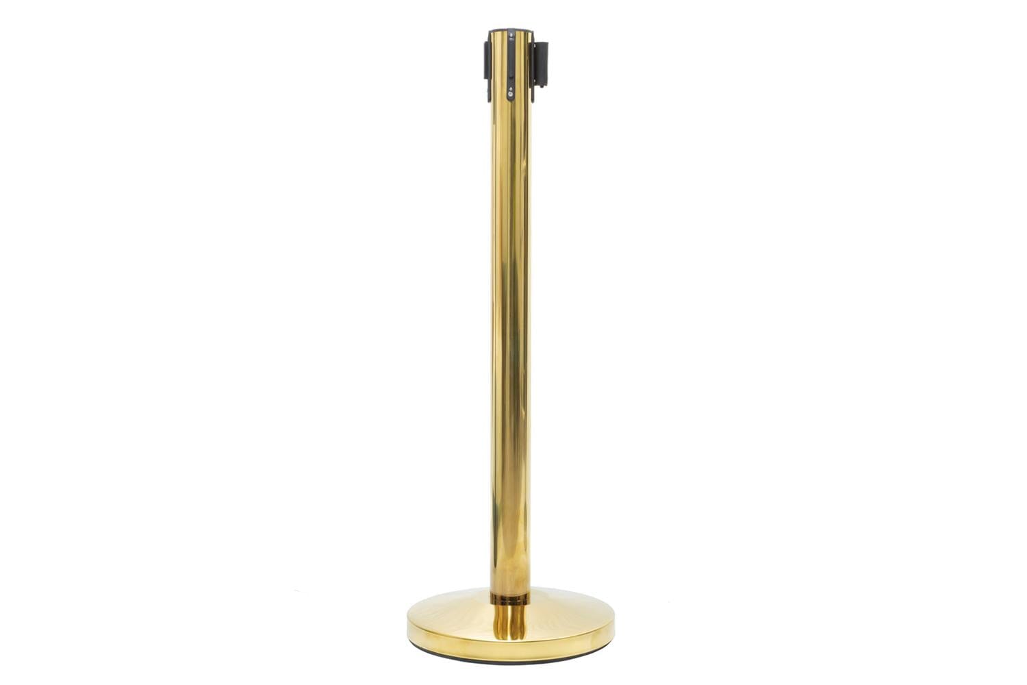 Afzetpaal met trekband | Messing - Rood Afzetpalen Rodelopers 