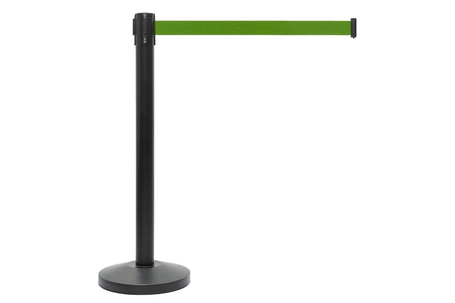 Afzetpaal met trekband | Zwart - Appelgroen Afzetpalen Rodelopers 