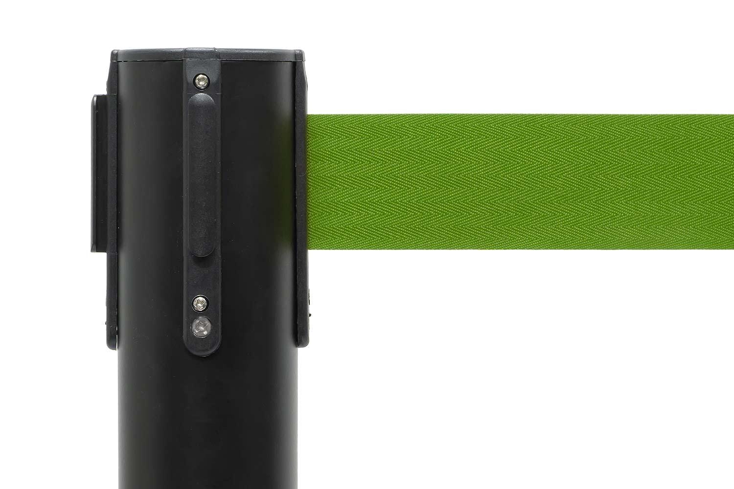 Afzetpaal met trekband | Zwart - Appelgroen Afzetpalen Rodelopers 