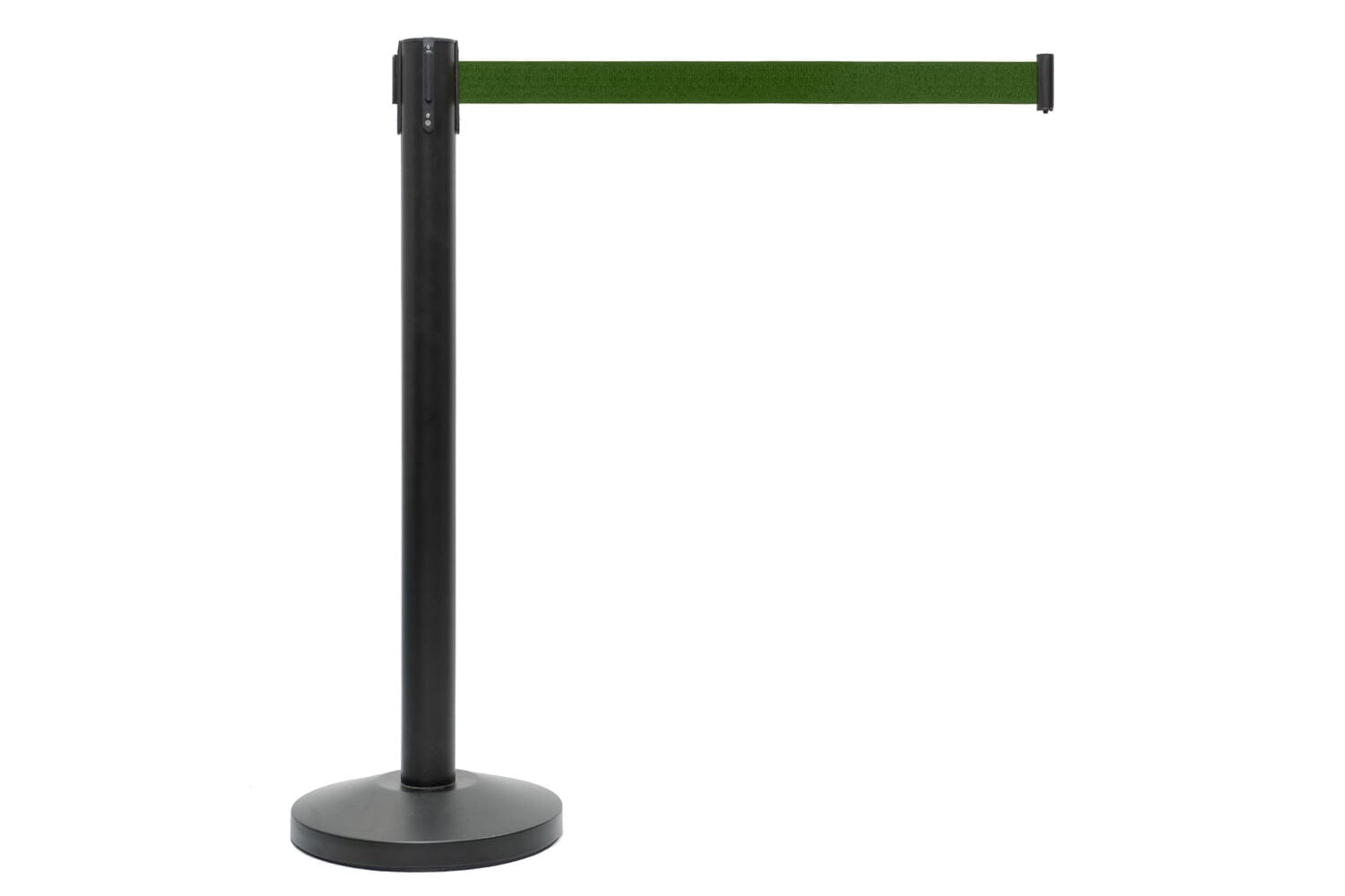 Afzetpaal met trekband | Zwart - Dennengroen | GJ Floors