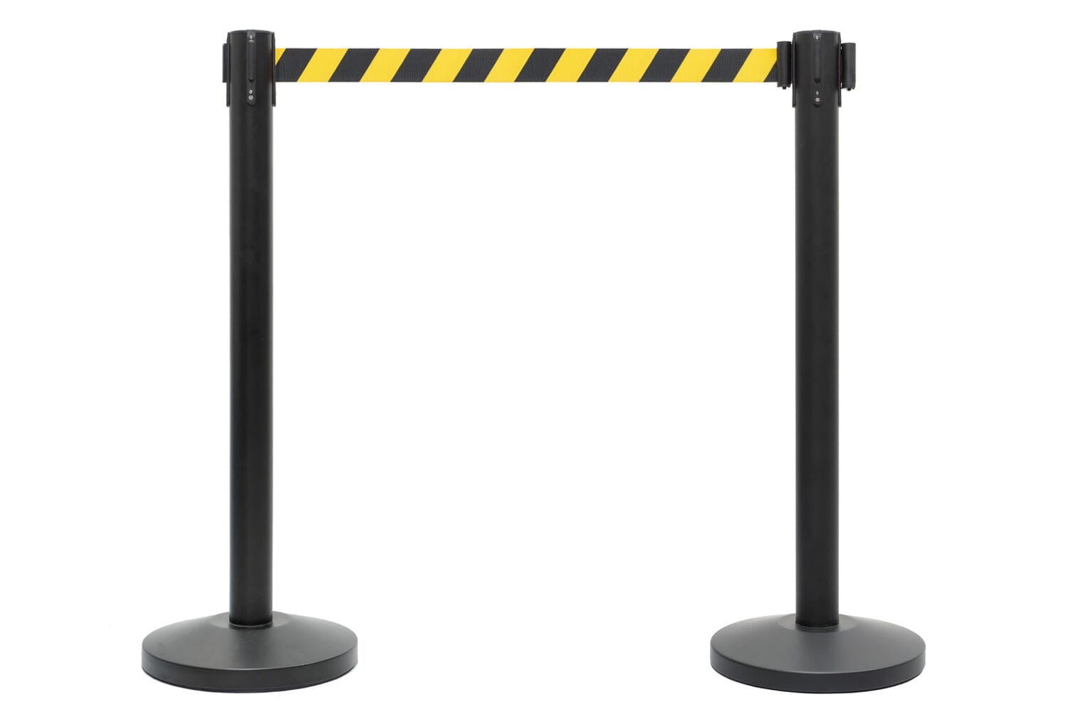Afzetpaal met trekband | Zwart - Geel-Zwart | GJ Floors