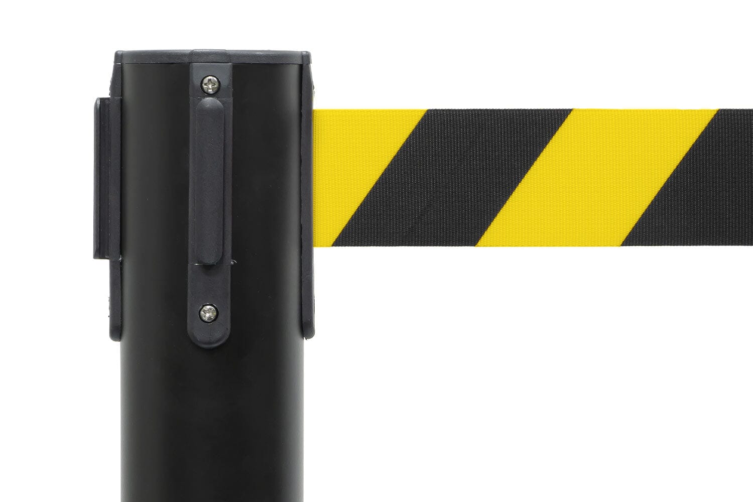 Afzetpaal met trekband | Zwart - Geel-Zwart | GJ Floors