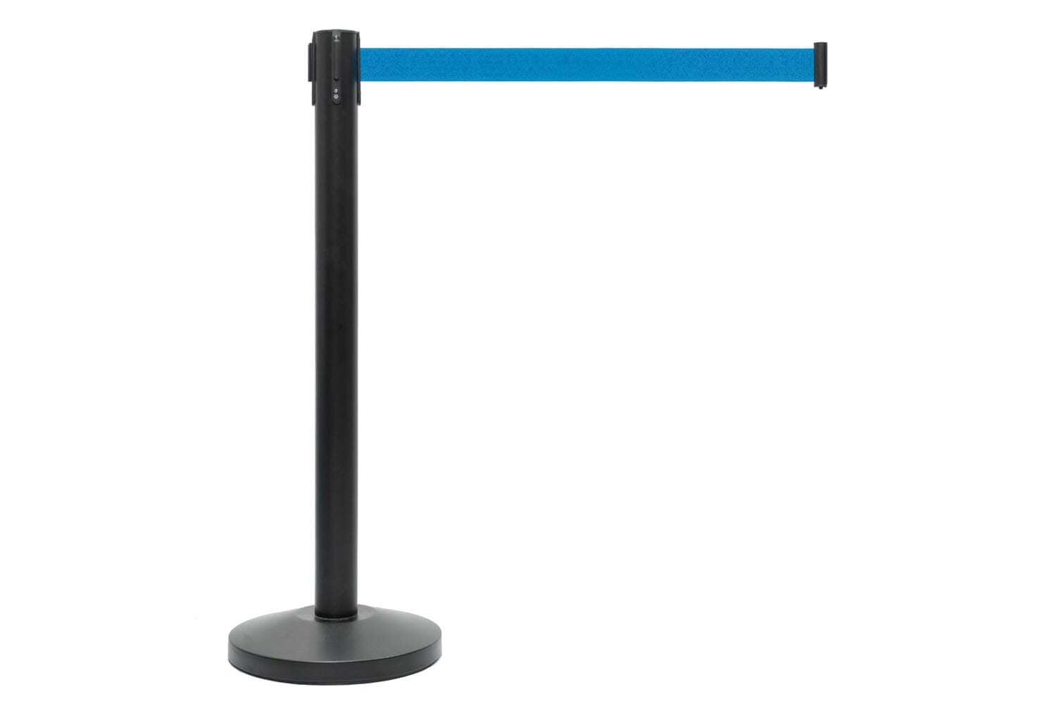 Afzetpaal met trekband | Zwart - Lichtblauw Afzetpalen Rodelopers 