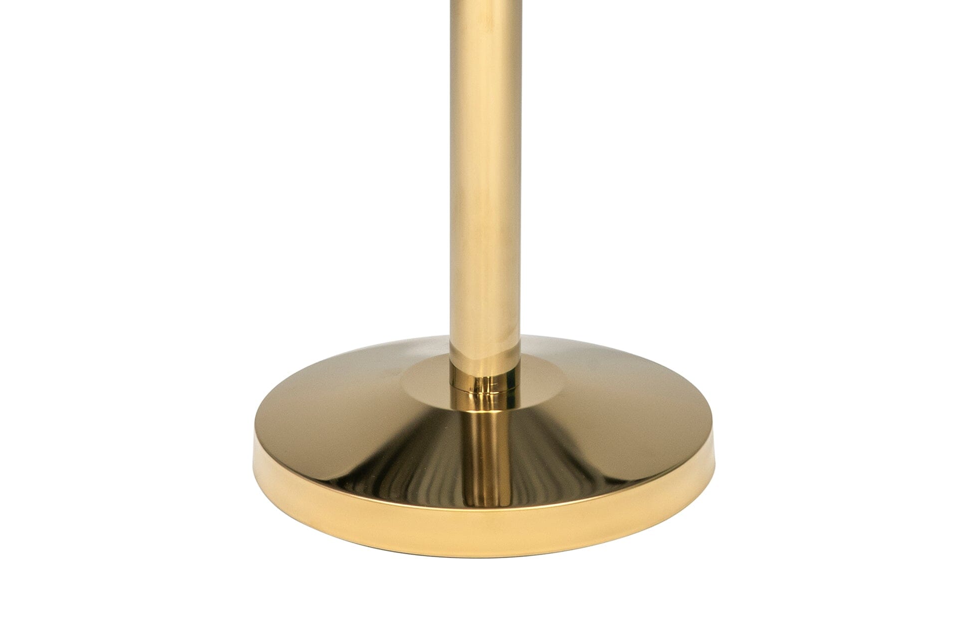 Afzetpaal voor koord | Platte kop - Messing Afzetpalen Rodelopers 