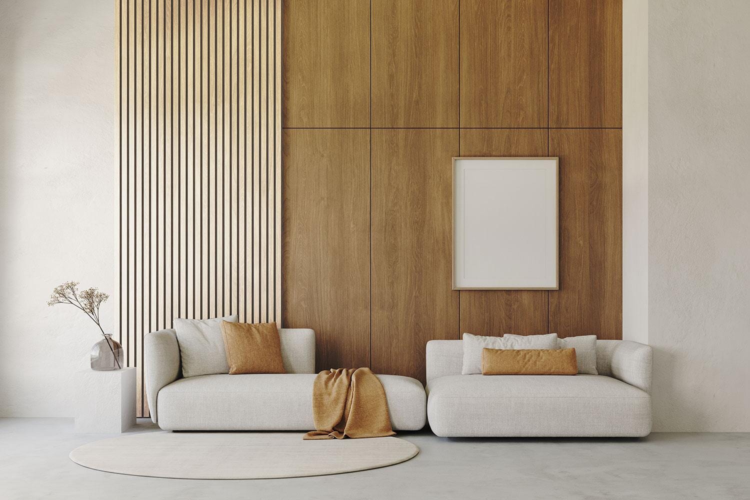 Akoestisch Wandpaneel White Oak | 60 x 270cm | GJ Floors