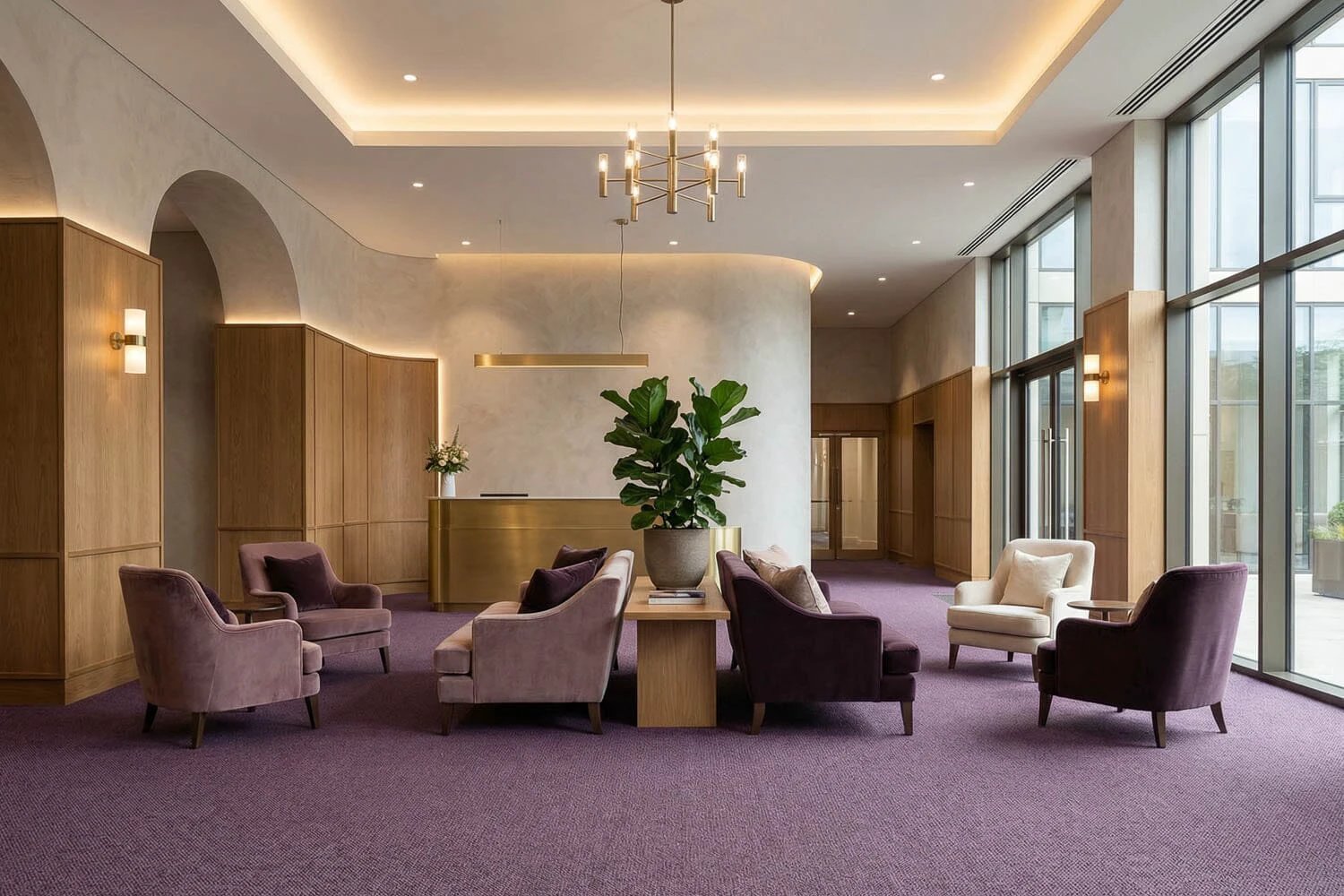 Comfy Projecttapijt 115 Paars