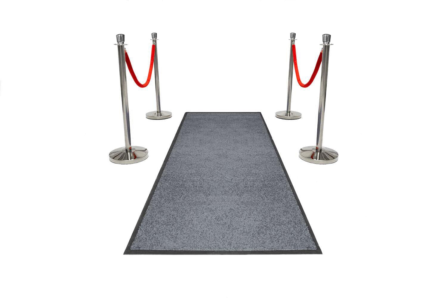 Entreepakket Welcome | Chroom - Rood | Loper Grijs | GJ Floors